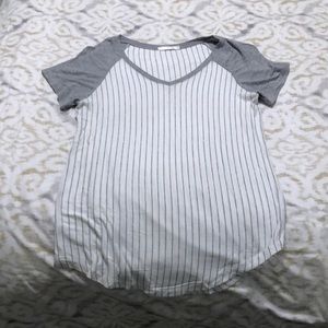 Baseball tee; size L